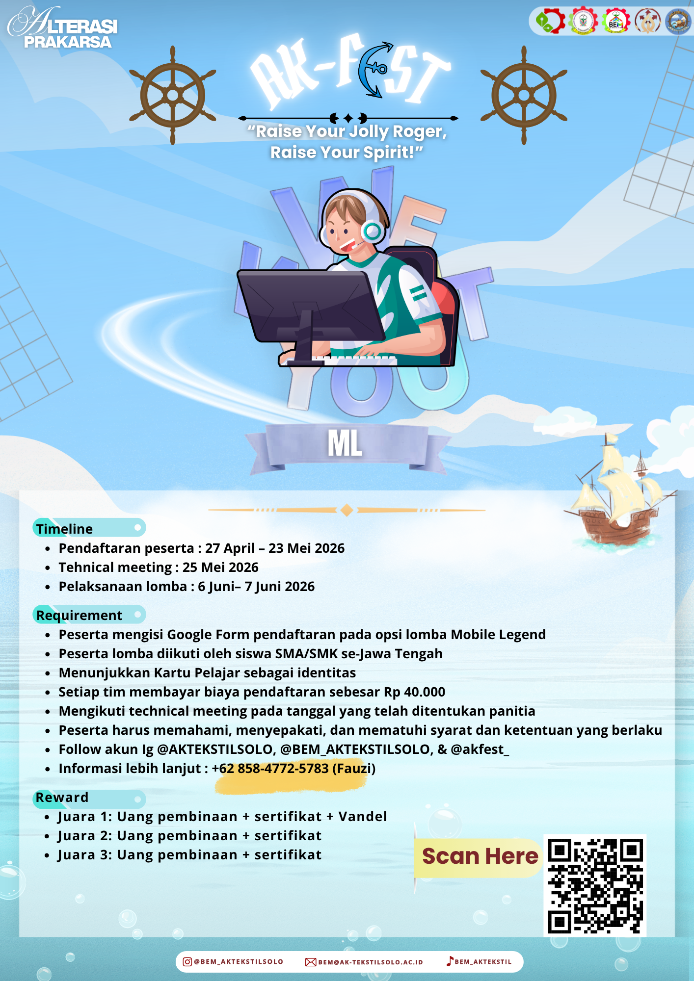 Poster Mobile Legend AK-FEST 2026