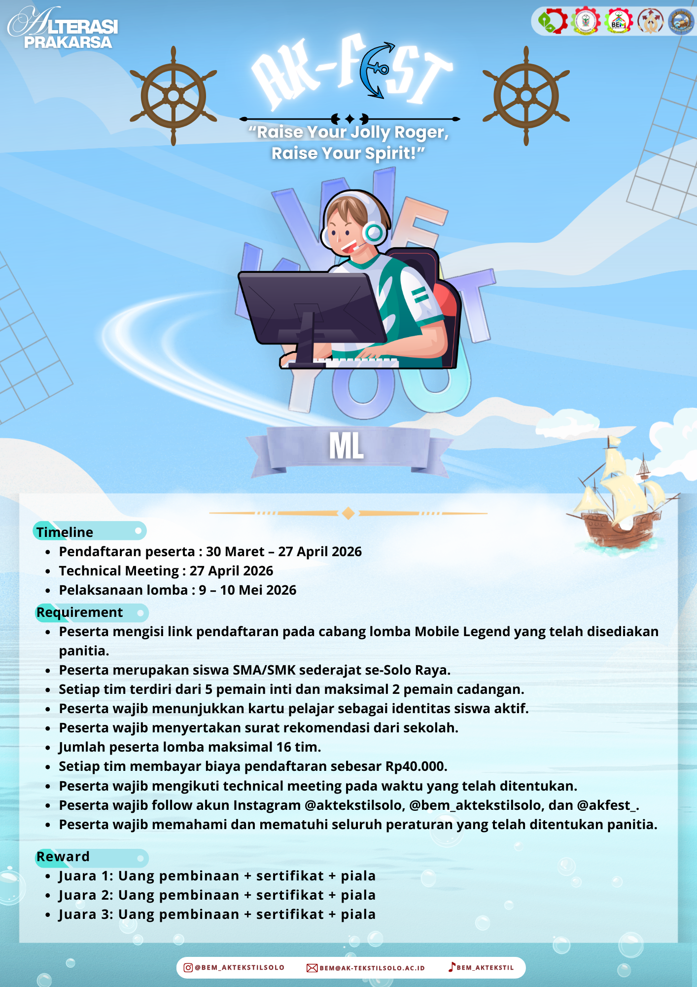 Poster Mobile Legend AK-FEST 2026